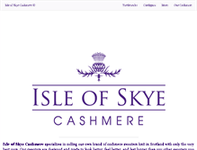 Tablet Screenshot of isleofskyecashmere.com